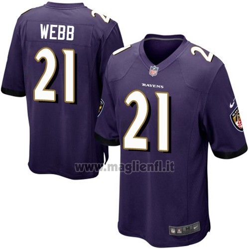 Maglia NFL Game Bambino Baltimore Ravens Webb Viola